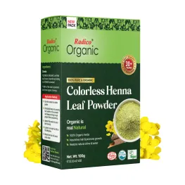 Radico Organic Colorless Henna Leaf Powder – Pure Conditioning Care