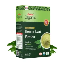 Radico Organic Henna Leaf Powder – Natural Hair Color & Shine
