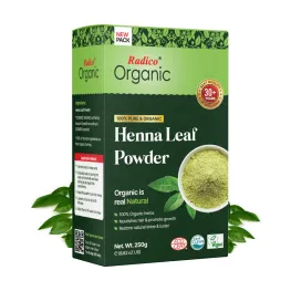 Radico Organic Henna Leaf Powder – Natural Hair Color & Shine