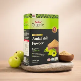 Radico Organic Amla Fruit Powder – Natural Hair Strengthener