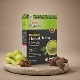Radico Organic Herbal Henna Powder – Colour & Conditioning Fusion