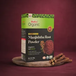 Radico Organic Manjishtha Root Powder – Skin Brightening Herb